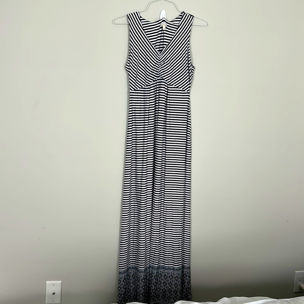 Talbots womens size small striped dress